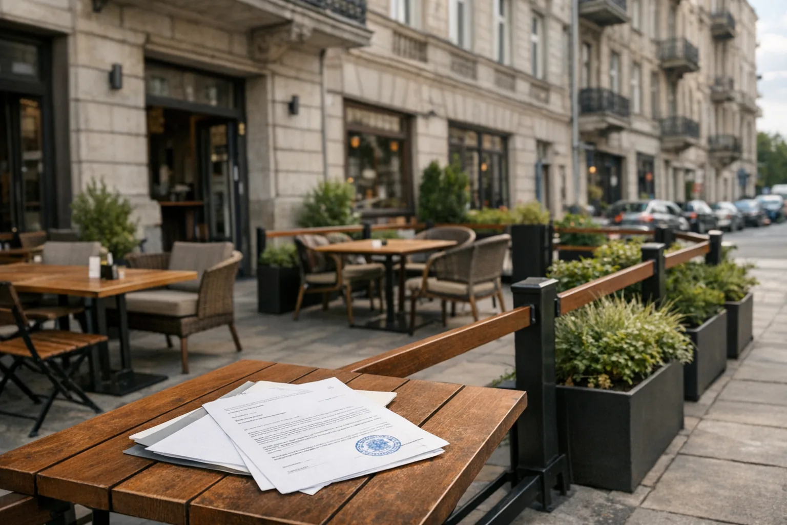 Jak uzyskać zgodę na ogródek przy lokalu w Warszawie